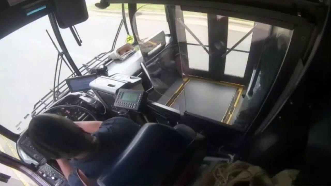 Footage shows bus shootout between driver and passenger in North Carolina