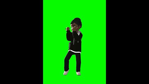 Vídeo de Animação - Avatar dançando - Chroma Key - Green Screen - Zepeto - #shorts