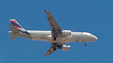 Airbus A320 PR-MYK vindo de Brasília para Fortaleza