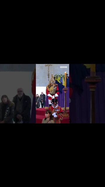 President #Biden and first lady Jill Biden paid their respects to #QueenElizabeth as she lied in