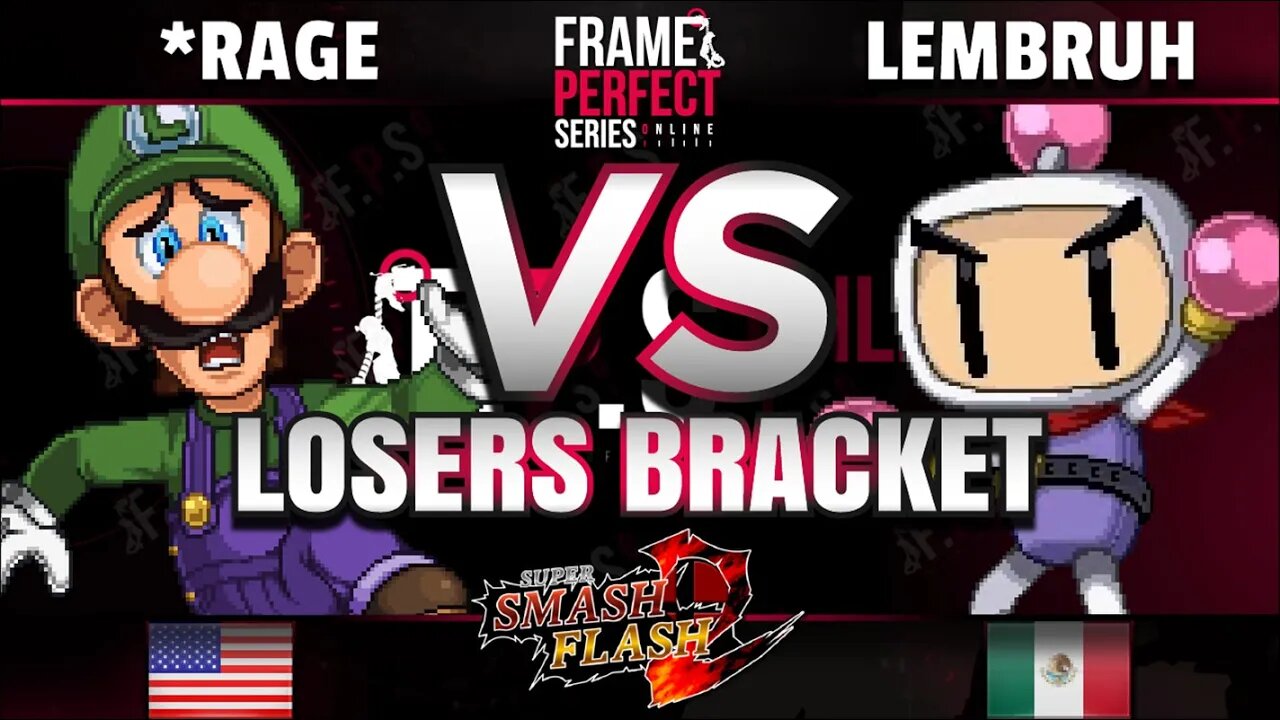 FPS5 Online - *Rage (Luigi) vs. SC | Lembruh (Bomberman) - Super Smash Flash 2 Losers Bracket