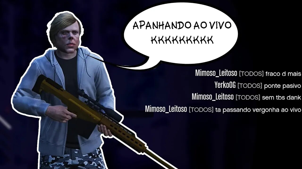 GTA 5 - TOPEI COM UM TRYHARD CHORÃO E YOUTUBER NA SESSÃO PÚBLICA DO PC!