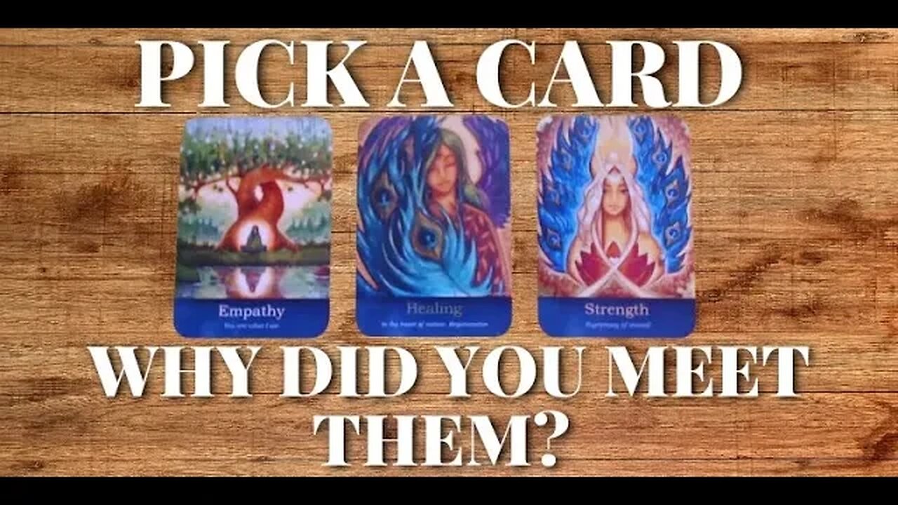 Why Did You Meet Your Person?🌹What's Their Purpose in Your Life? 🔮 Pick a Card Love Tarot Reading