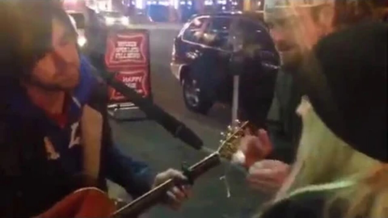 DooWop Street Performance on Broadway in Nashville, Tennessee