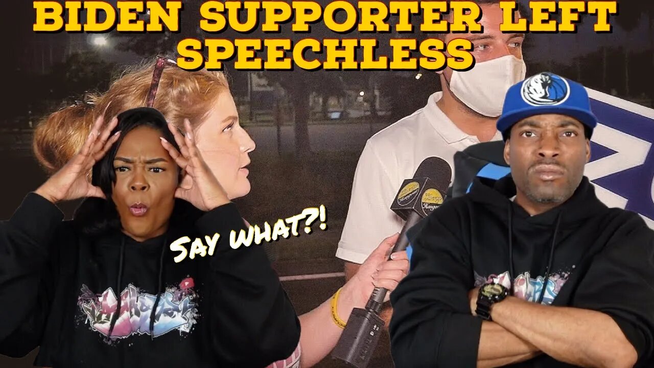 Liberty Hangout - Biden Supporter is Left Speechless {Reaction} | Asia and BJ React