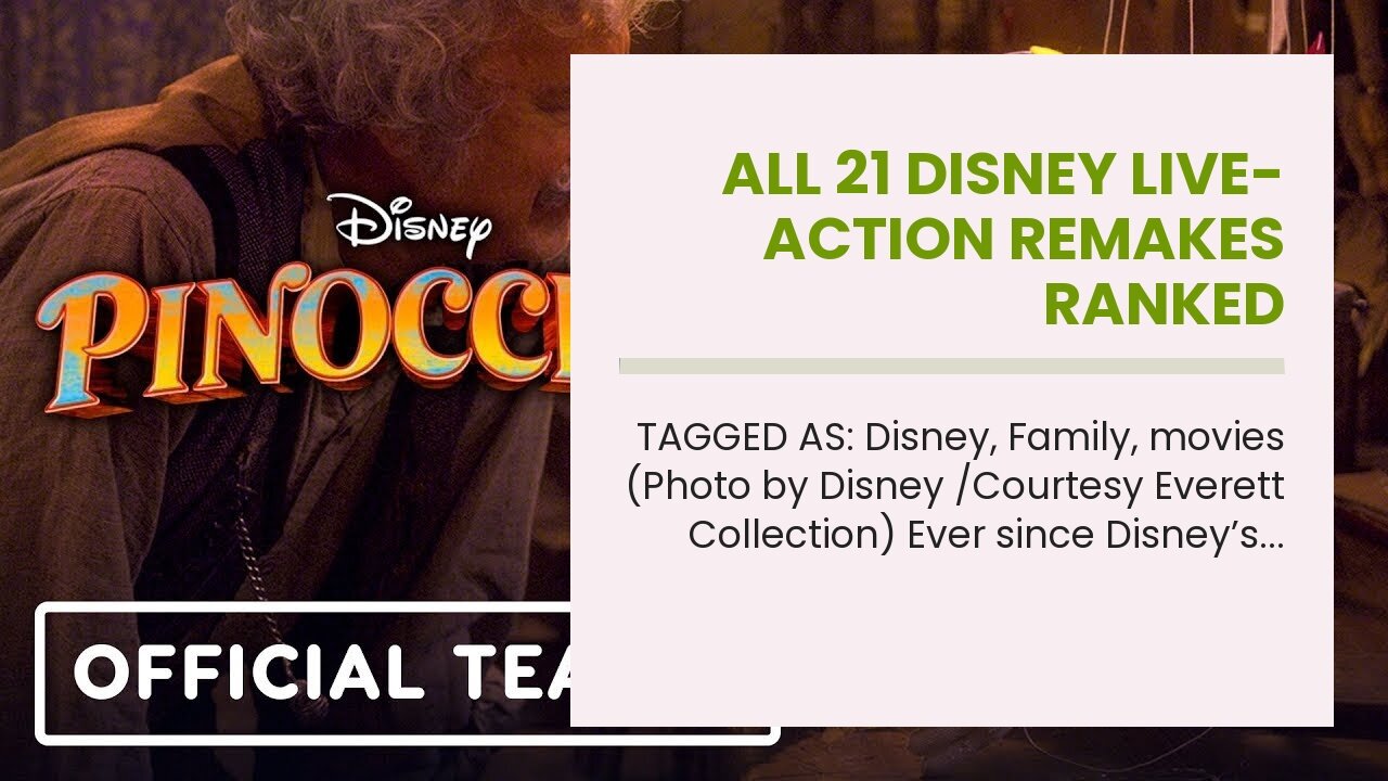 All 21 Disney Live-Action Remakes Ranked
