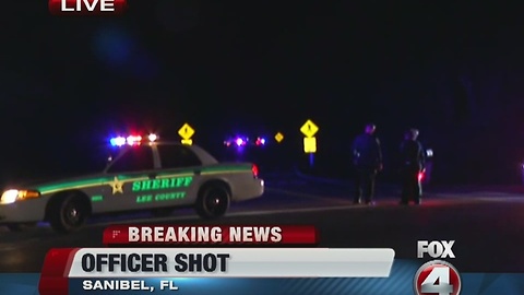 Sanibel Police Officer shot