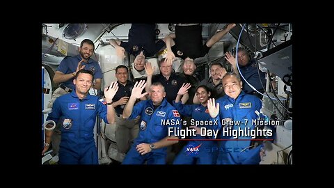 NASA’s SpaceX Crew-7 Flight Day 2 Highlights