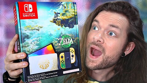 UNBOXING the zelda: tears of kingdom old nintendo switch!