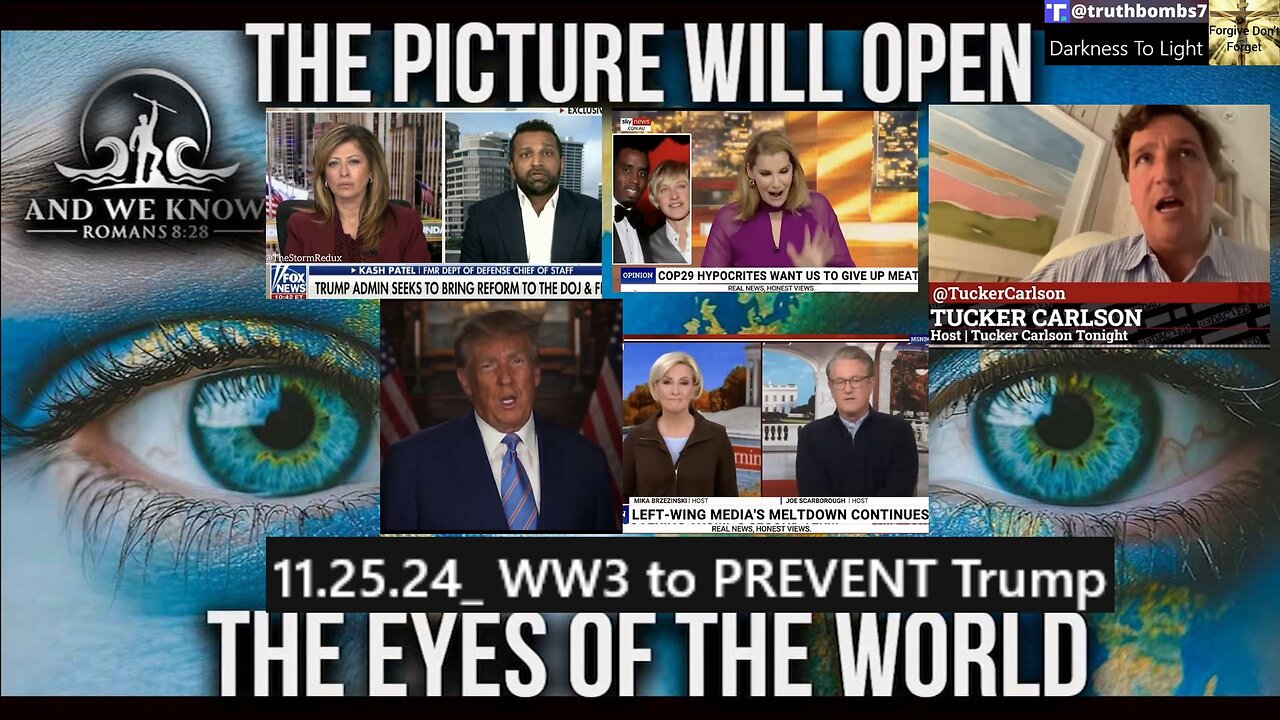 11/25/2024 WW3 To PREVENT Trump As POTUS?, TRUMP Picks, FULL Exposure Incoming, Full Picture. PRAY!