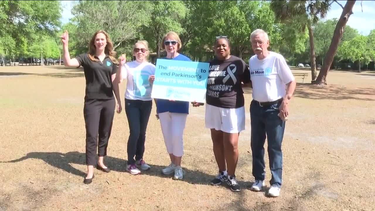 Hundreds of families walk for Parkinson's in Tampa