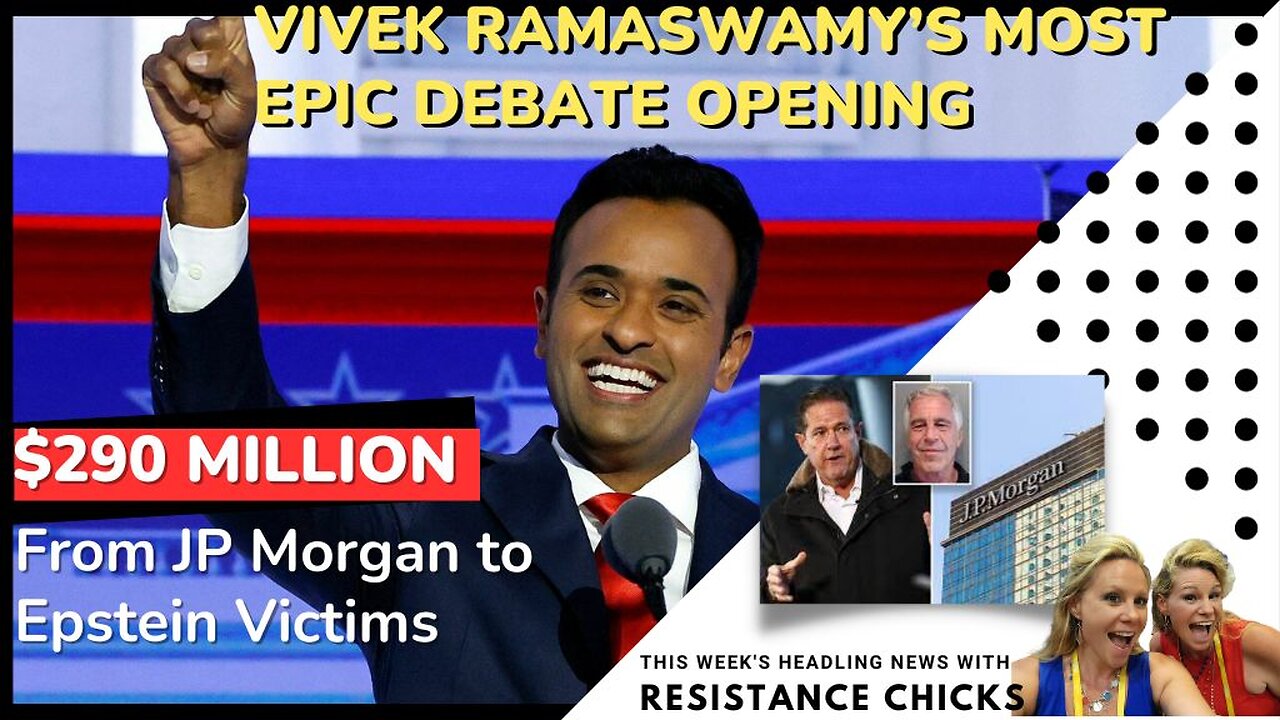 FULL COMBO SHOW: Vivek Ramaswamy's Epic Debate- $290 Million: JP Morgan to Epstein Victims Top News 11/10/23