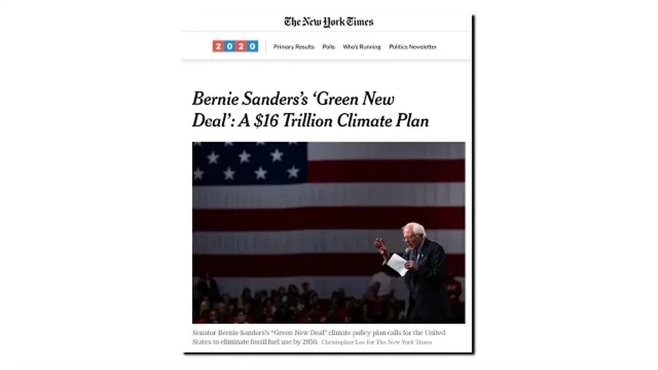 Bernie's $16 Trillion Plan