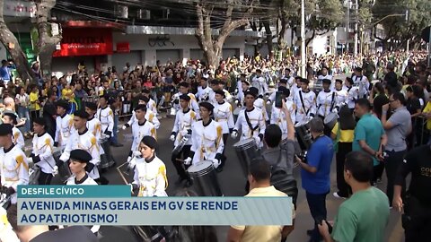 Desfile Cívico: Avenida Minas Gerais em GV se rende ao Patriotismo.