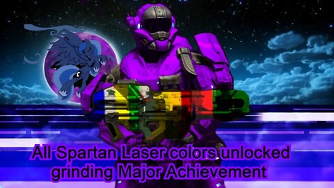 All Spartan Laser colors unlocked/ Grinding for Major achievement / Spartan Firefight