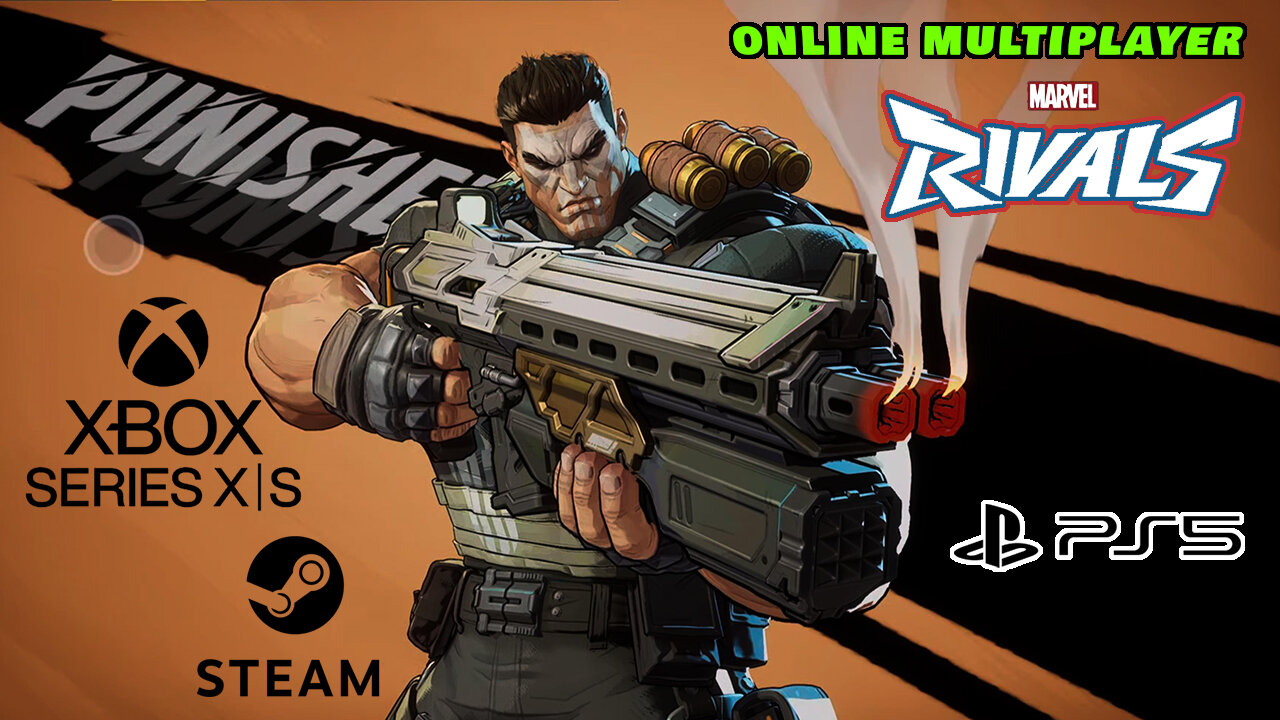 Marvel Rivals | Season 01 - No. 04 | Online Crossplay Multiplayer Team up on PS5, The Punisher #ps5