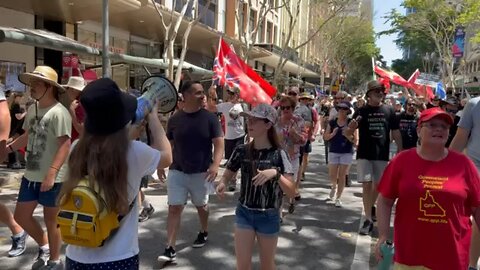 Georgia leads the Millions March Brisbane