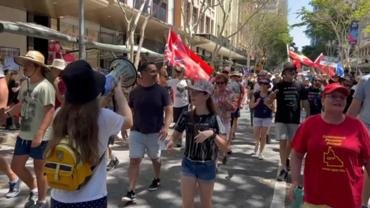 Georgia leads the Millions March Brisbane