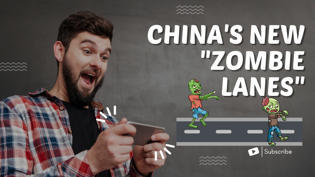 China's "ZOMBIE LANES" for Pedestrians Addicted to Their Phones | It Has Come To THIS