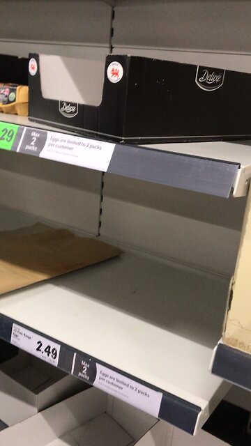 Not much eggs in Lidl Wales 🏴󠁧󠁢󠁷󠁬󠁳󠁿 01/03.2023