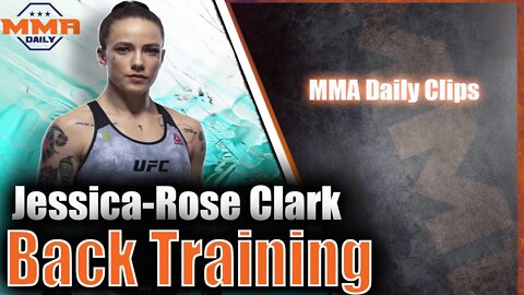 Jessica-Rose Clark is back training 4 months post surgery