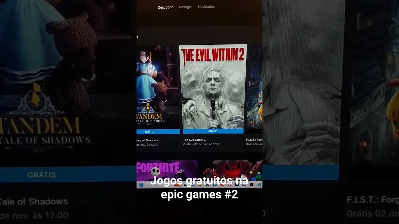 #achajogo #epicgames #theevilwithin2 #tandemataleofshadows #jogosgratis