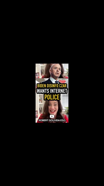 #Disinfo Czar #Jankowicz Wants Internet #Police #shorts