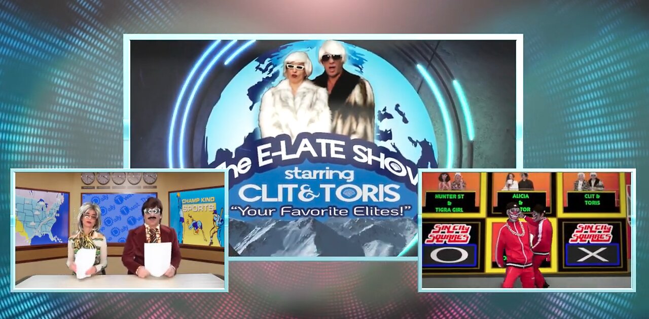 Clit&Toris the E Late Show Sunday Night at 9pm