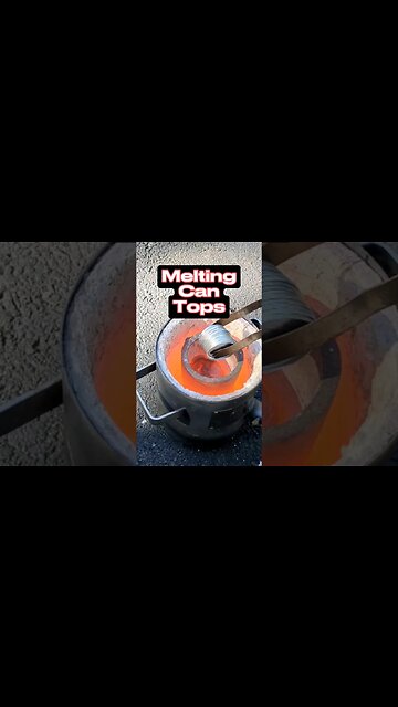 Melting Aluminum Cans Tops