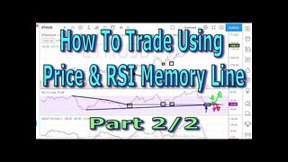 How To Trade Using Price and RSI Memory Lines - Part 2/2 - #1396