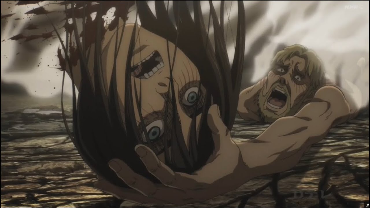 Attack on Titan Eren sacrificices his body for greater good