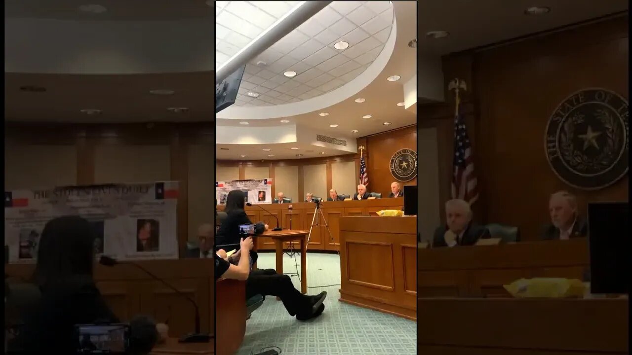 Testifying at Capitol on the Border Invasion in Texas