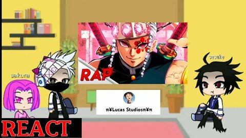 Time Naruto React ao Rap do Uzui #anime #gacha