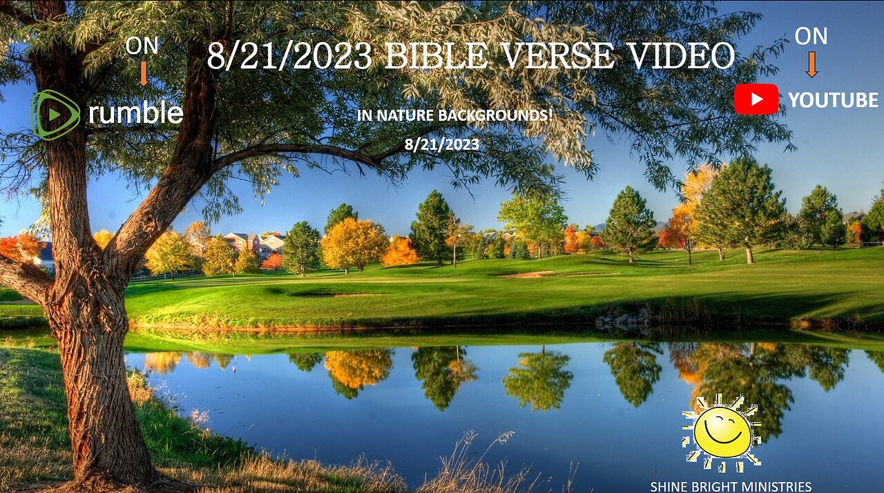 8/21/2023 BIBLE VERSE VIDEO