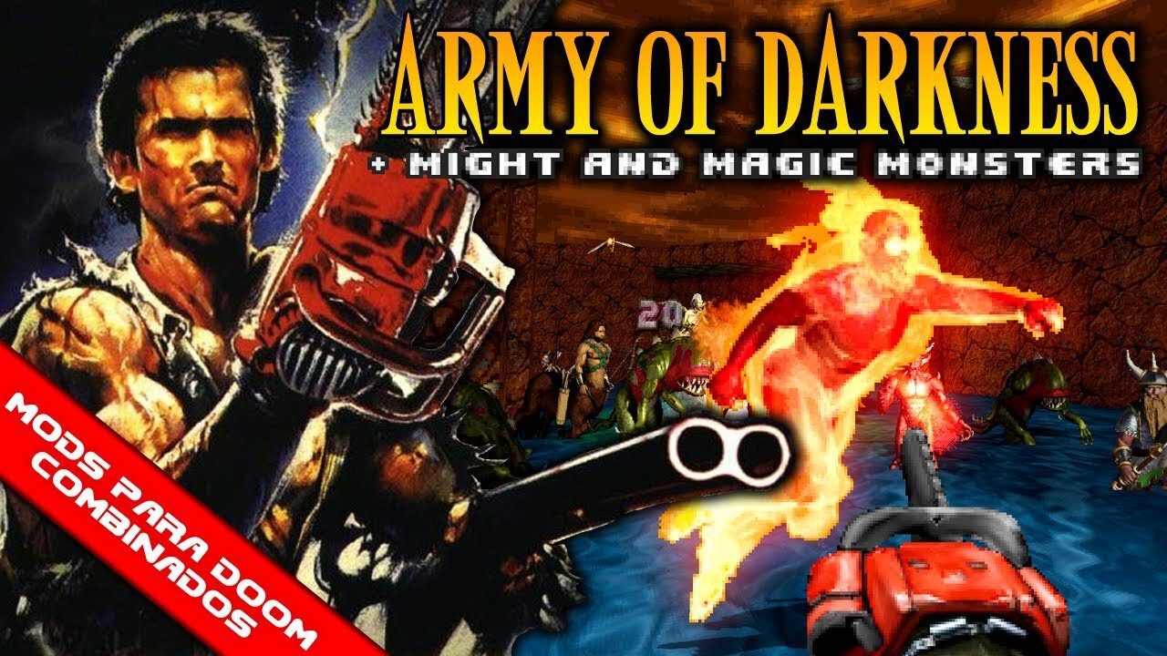 Army of Darkness: A Simple Gun Mod + MMDoom + Gun Bonsai [Mods para Doom Combinados]