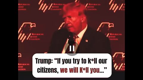 trump on Israel