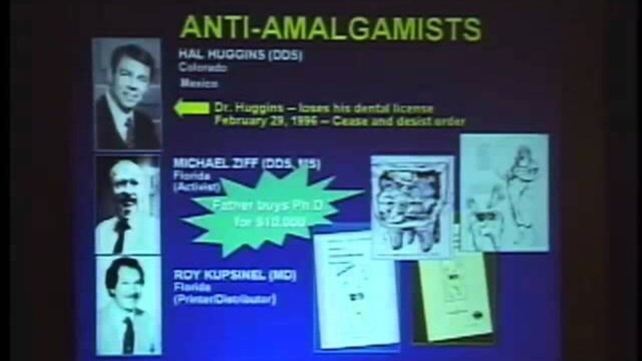 Dr. Murray Vimy offers a science based perspective on the Mercury Amalgam Issue IAOMT 2007 L.V.