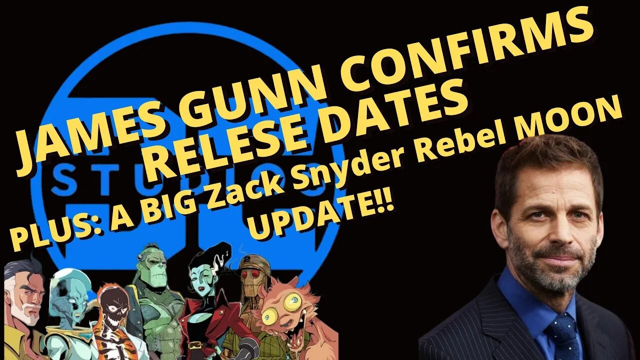 James Gunn breaks silence on release dates & BiG Rebel Moon news!!