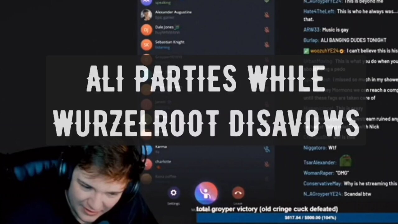 Ali Parties while Wurzelroot disavows