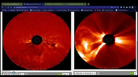 HUGE eruption on the SUN, Baseline is rising