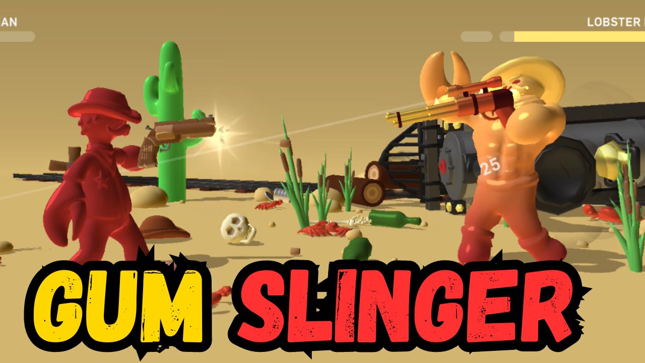 Funny Game Gum Slinger Mobile Phone gameplay - Mobile Phone Gameplay Walkthrough 1