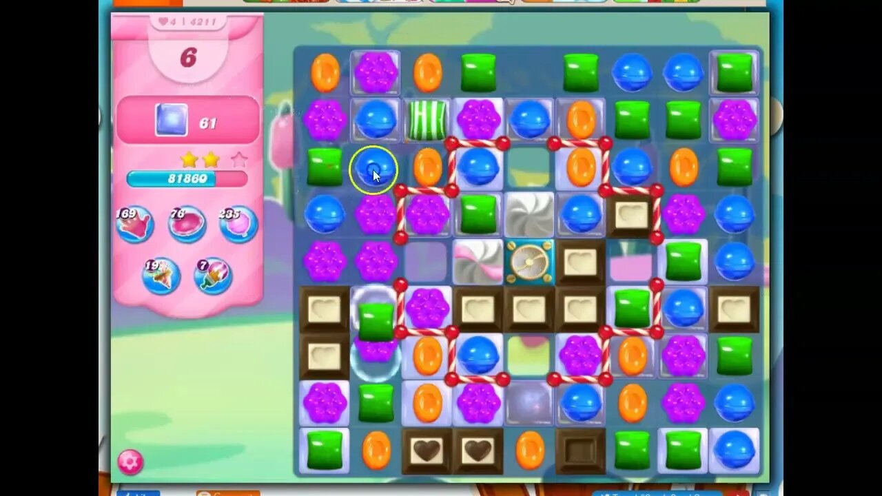 Candy Crush Level 4211 Talkthrough, 21 Moves 0 Boosters