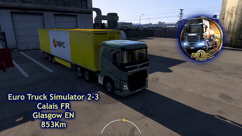 Euro Truck Simulator 2-4, Glasgow EN, Santander SP, 1655Km