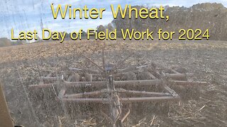 Winter Wheat, Last day of field work for 2024