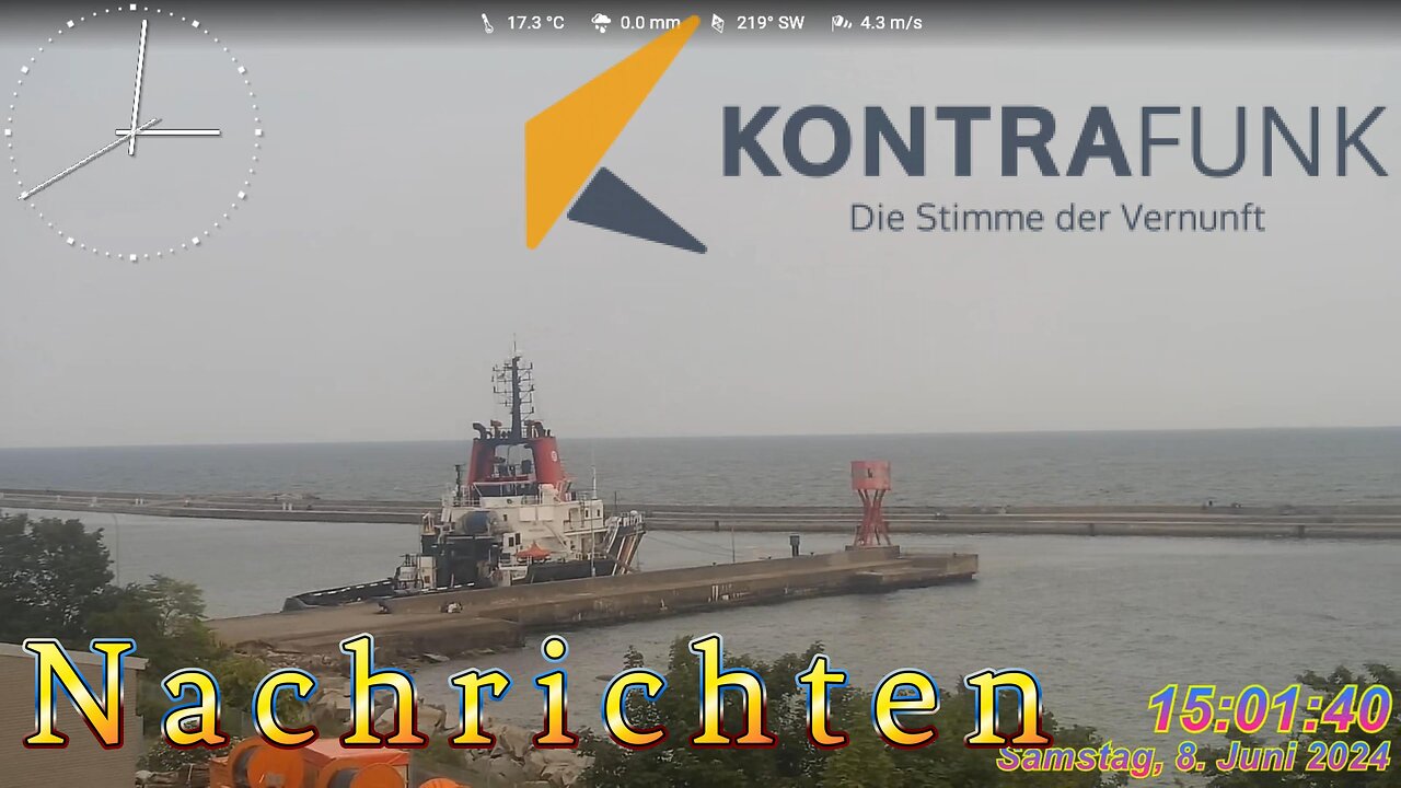 Kontrafunk Nachrichten 08.06 2024 - 15:00 Uhr #glaubewenig, #hinterfragealles, #denkeselbst