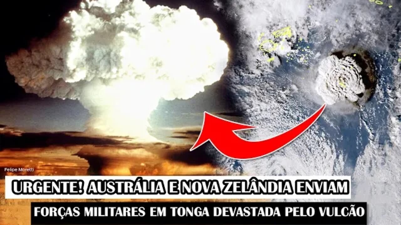 URGENTE! Austrália E Nova Zelândia Enviam Forças Militares Em Tonga Devastada Pelo Vulcão