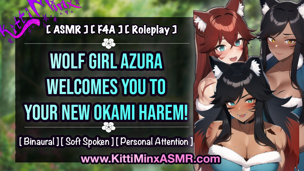 ASMR - Welcome To Your Okami (Wolf Girl) Harem! [ Audio Roleplay ] { F4A }