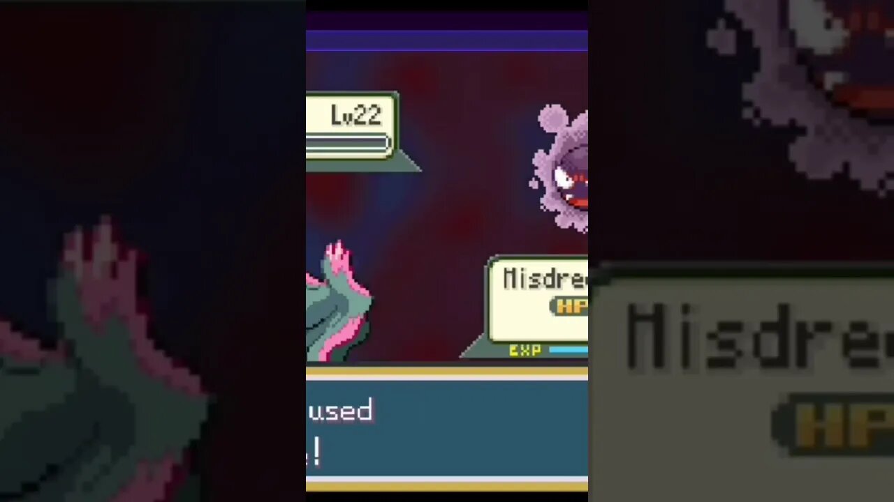 Pokémon FireRed - Wild Gastly Used Night Shade!