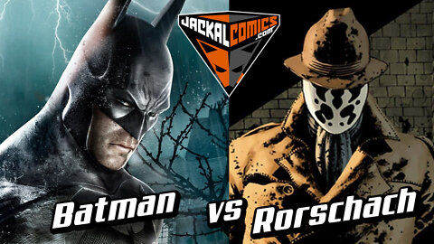 Batman vs Rorschach - Comic Book Battles: Who Would Win In A Fight?