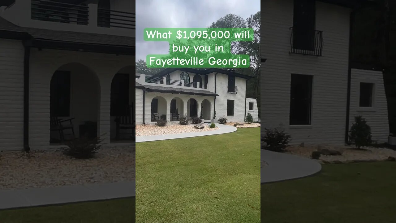 You Won't Believe What $1,095,000 Will Buy You In South Metro Atlanta! #movingtoatlanta #shorts